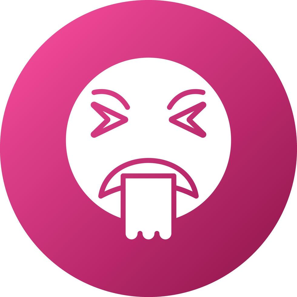 Puke Icon Style vector