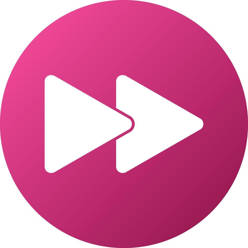 Fast Forward Icon Style vector