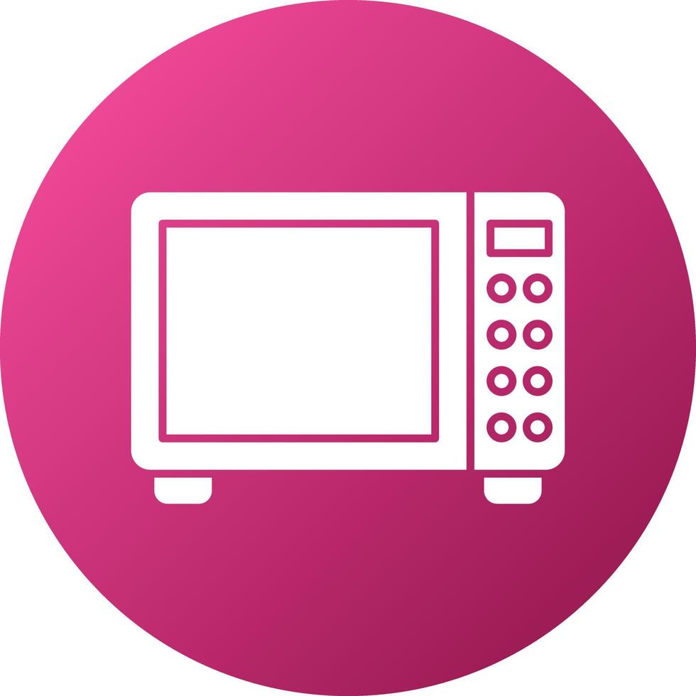 Microwave Owen Icon Style vector