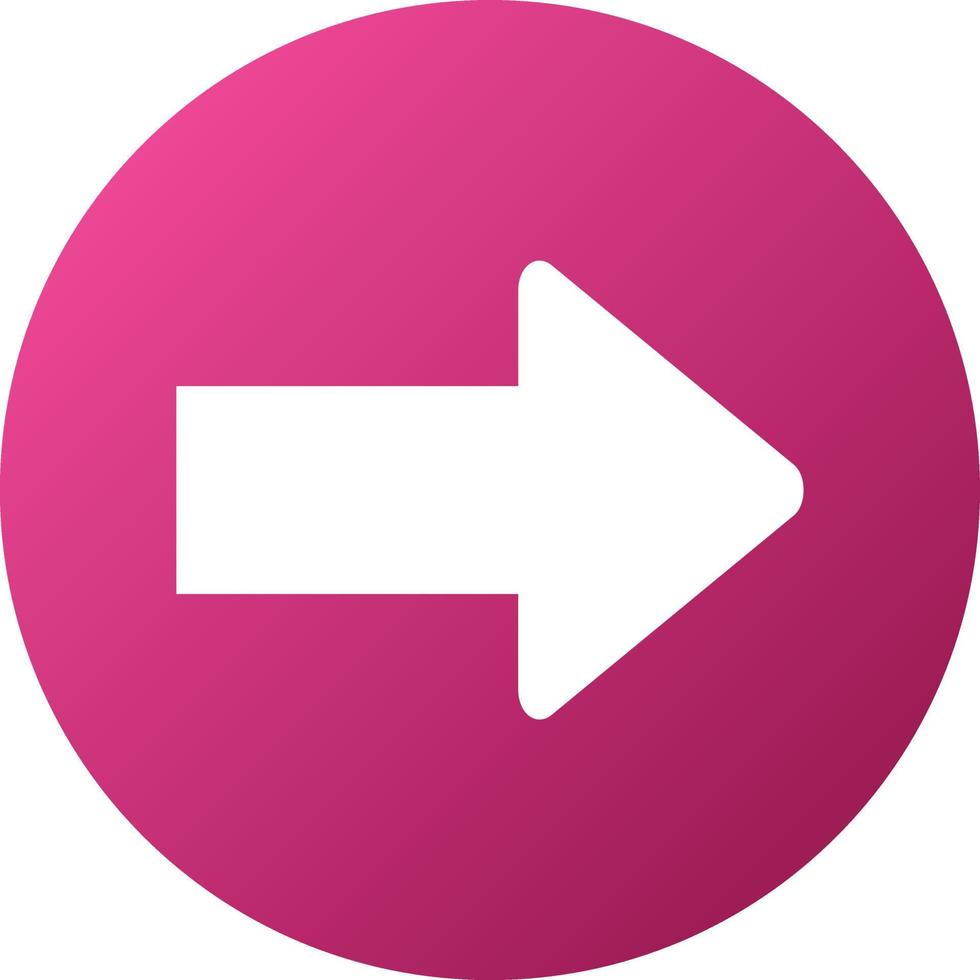 Right Arrow Icon Style vector