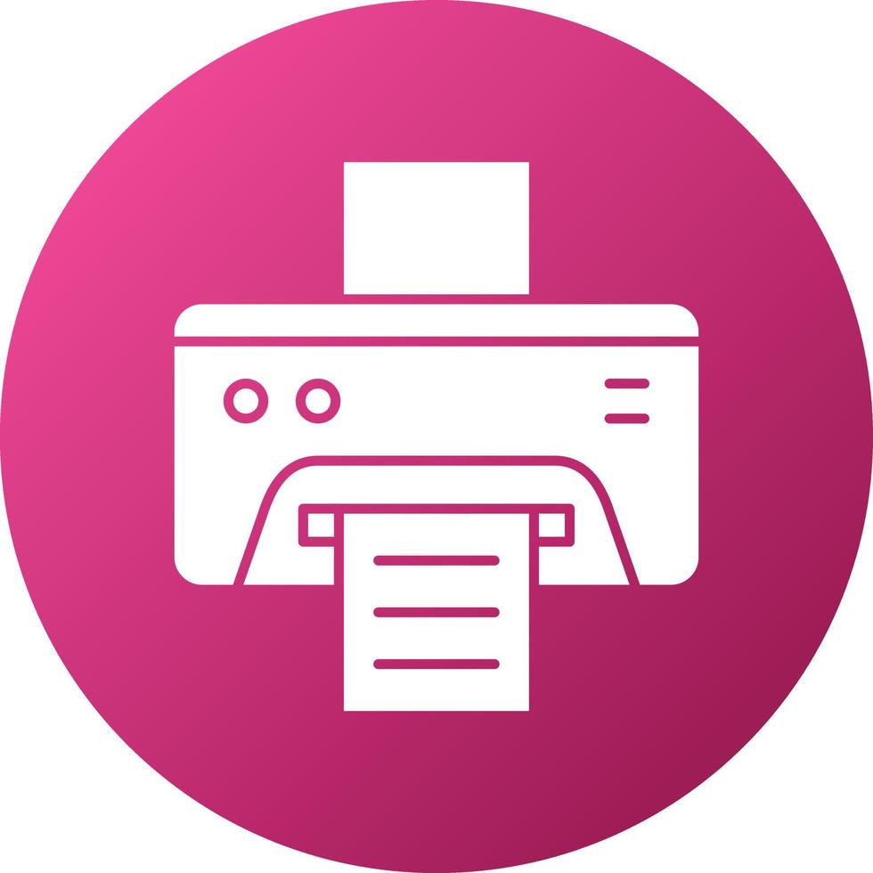 Printer Icon Style vector