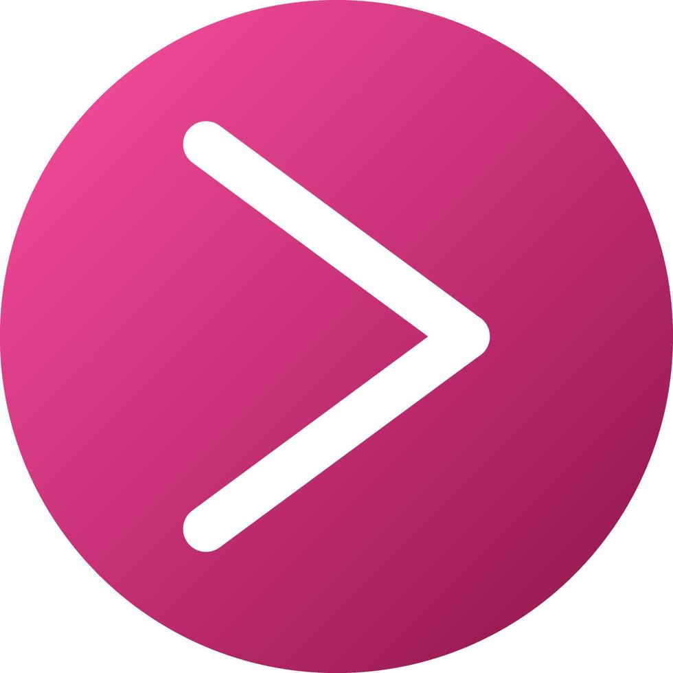 Right Chevron Icon Style vector