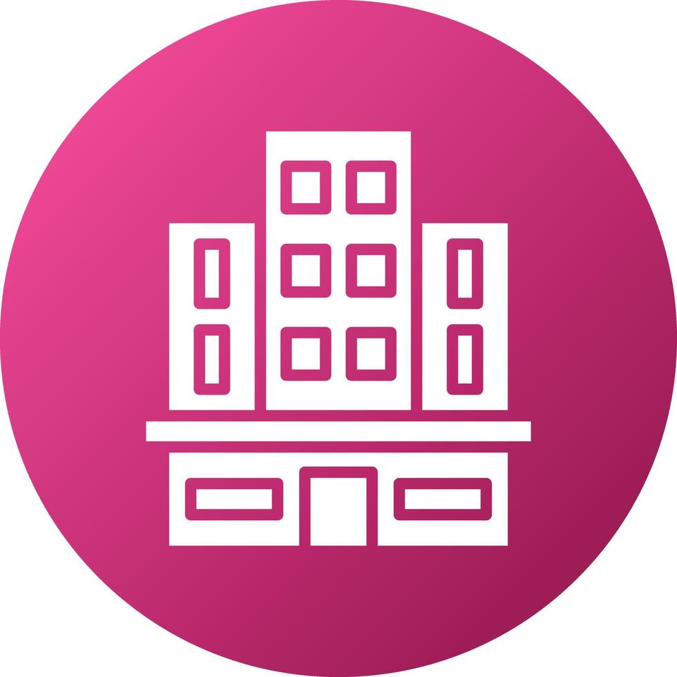 Office Building Icon Style vector