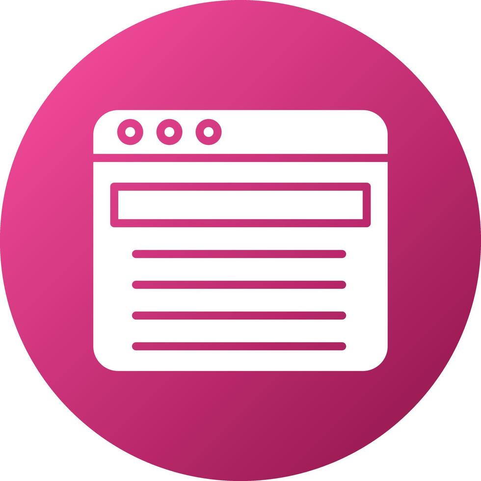 Web Browser Icon Style vector