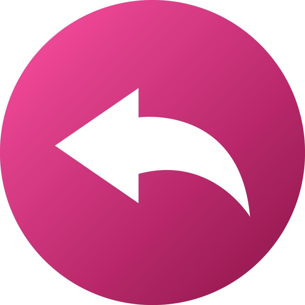 Reply Icon Style vector
