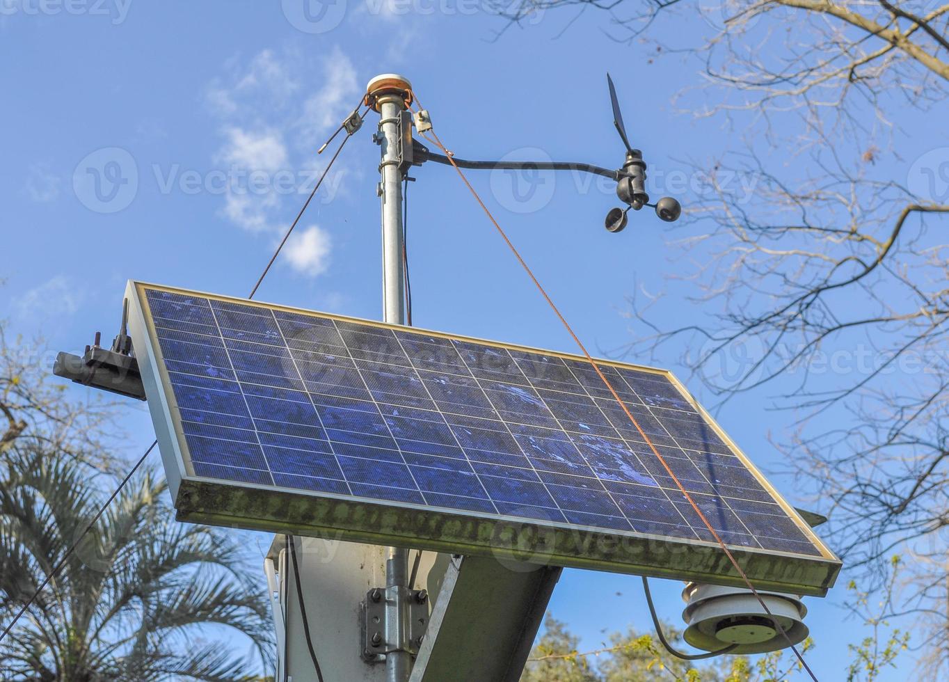 Solar cell panel photo