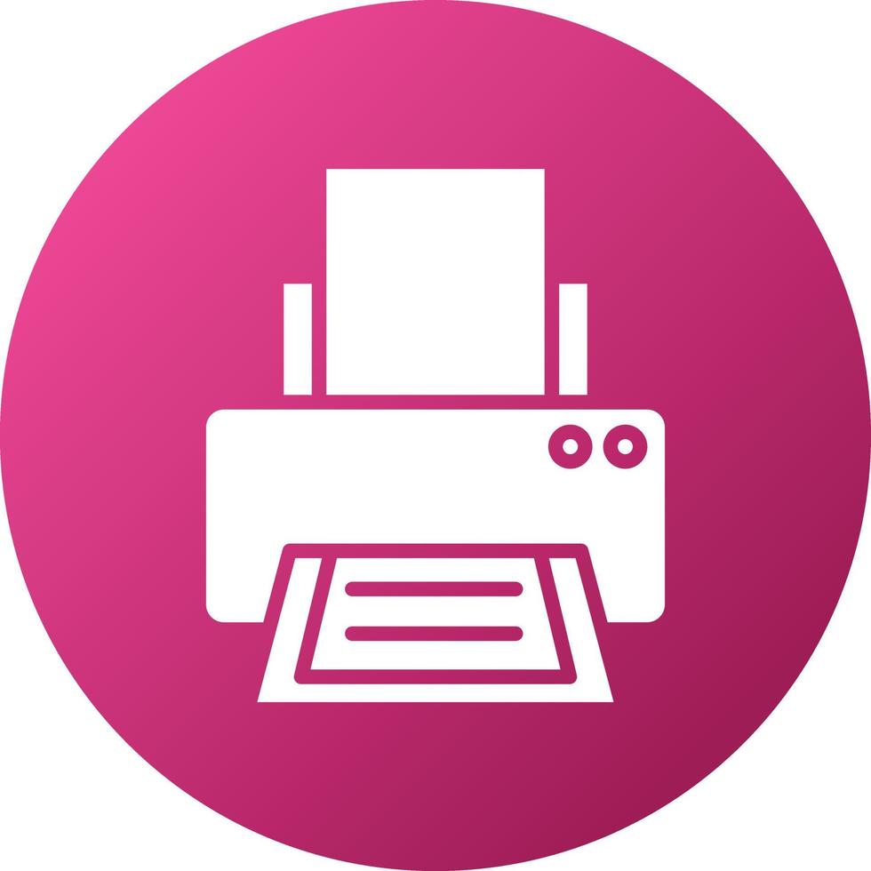 Printer Icon Style vector