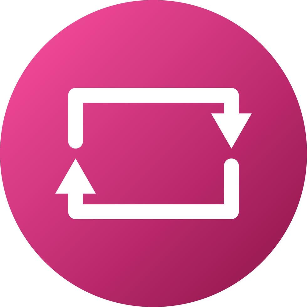 Rectangular Arrow Icon Style vector