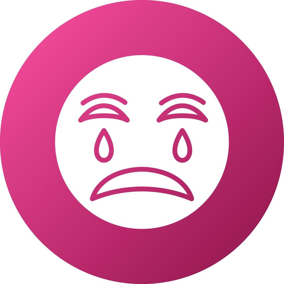 Crying Icon Style vector