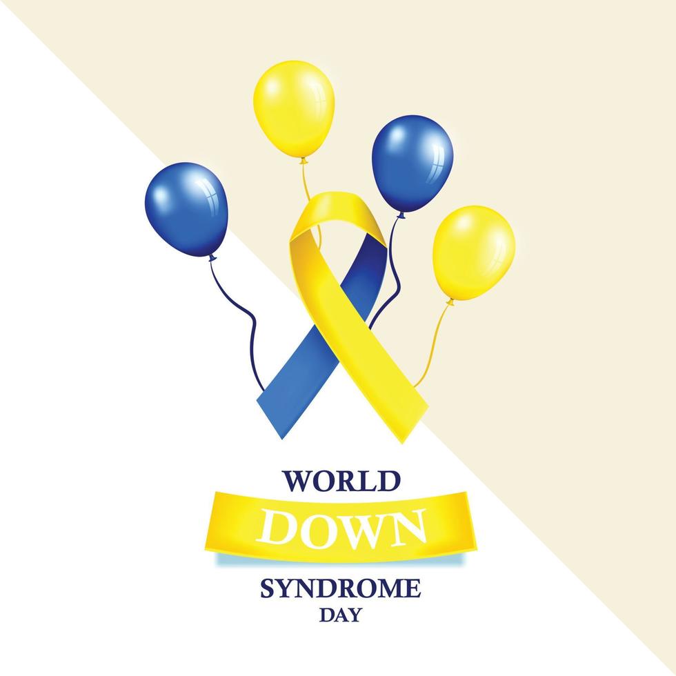 world down syndrome day vector