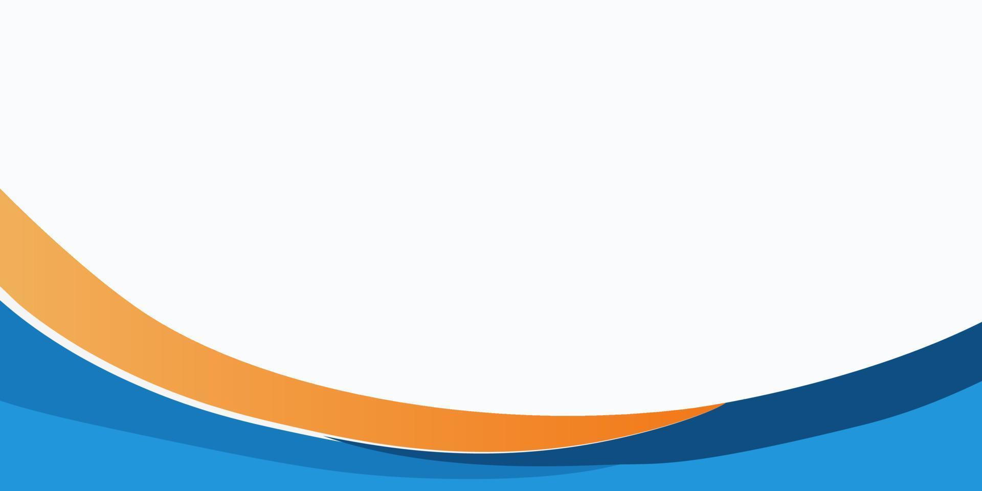 background vector abstract. walpaper gradient wave blue and orange