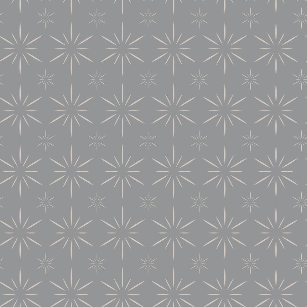 Vector seamless patterns. Geometrical patterns on a gray background.