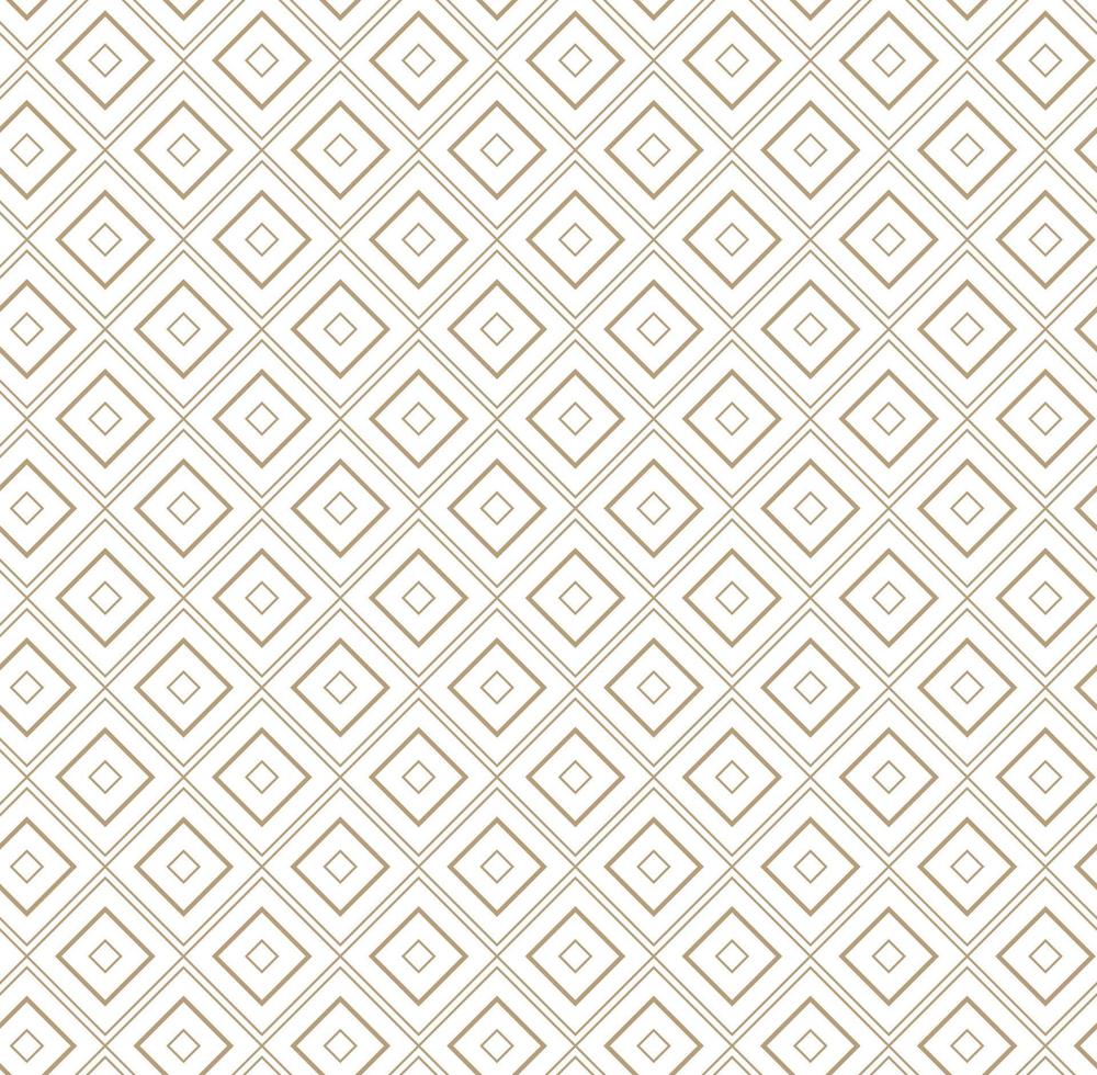 Modern vector seamless illustration. Linear gold pattern on a white background. Ornamental pattern for leaflets, printing, wallpaper, backgrounds