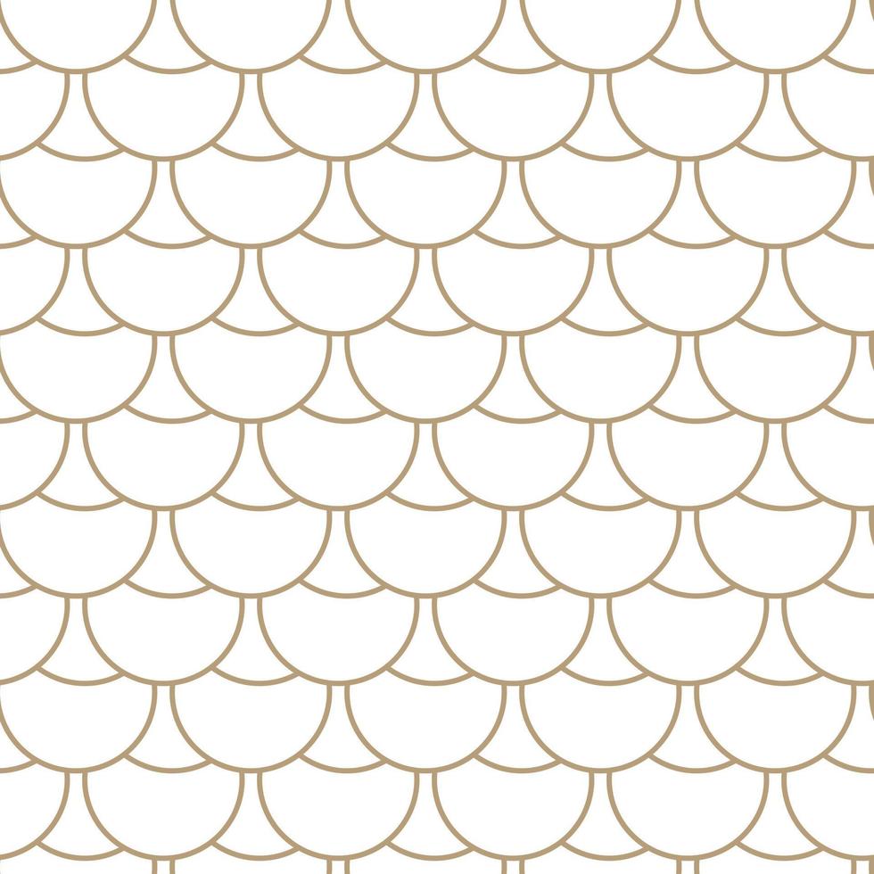 ilustración perfecta de vector moderno. patrón de oro lineal sobre un fondo blanco. patrón ornamental para folletos, impresión, papel tapiz, fondos