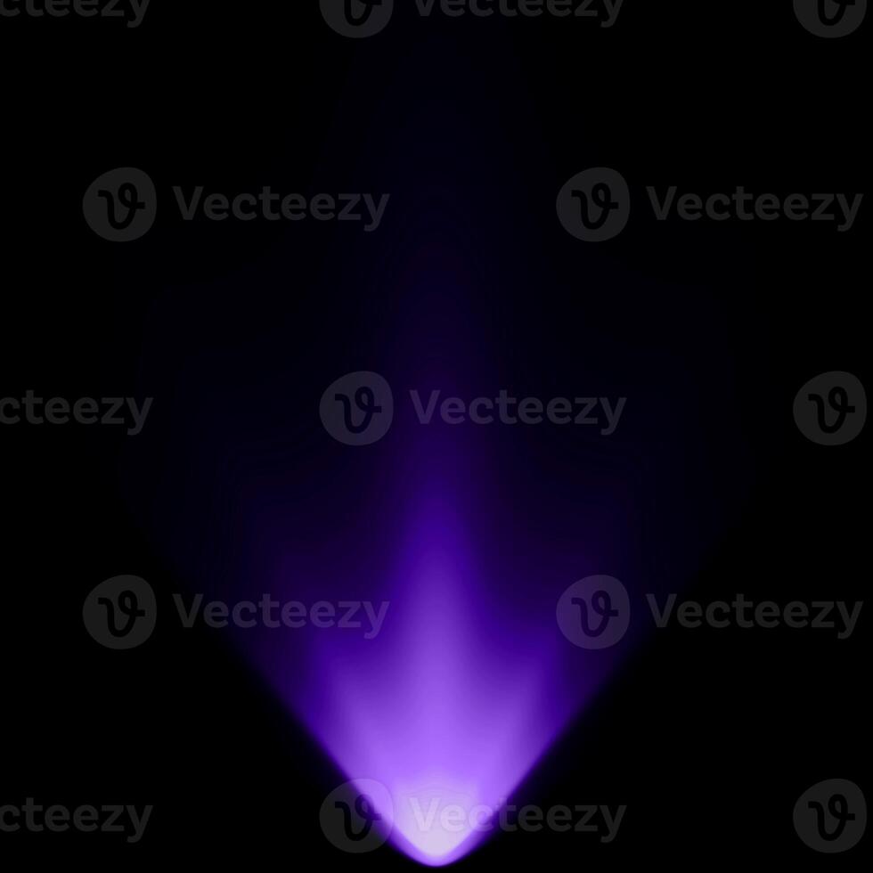 abstract light purple spotlight warm ray light effect overlay realistic falling snowflakes pattern on black. photo