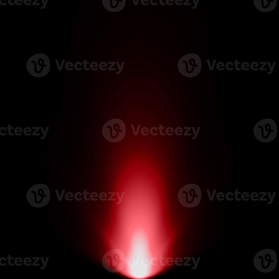 abstract light red spotlight warm ray light effect overlay realistic falling snowflakes pattern on black. photo