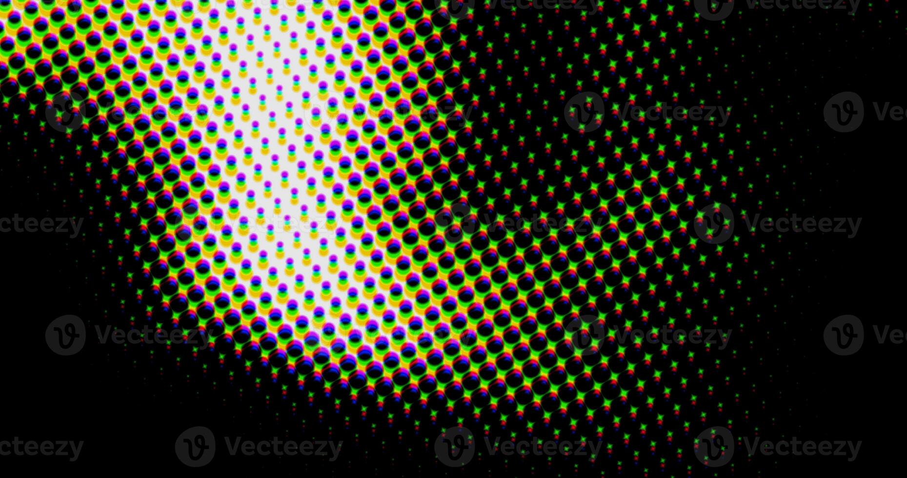 abstract dots grid halftone wave futuristic twisted pattern with circle minimalism geometry texture. photo