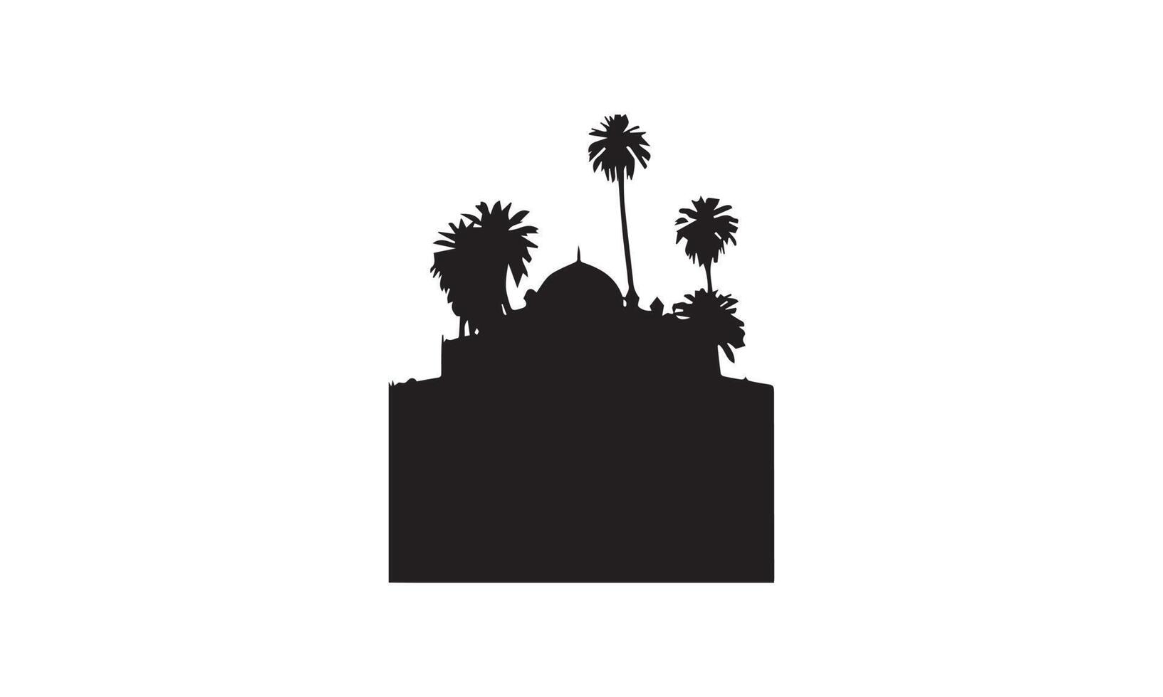 mosque vector illustration design black and white