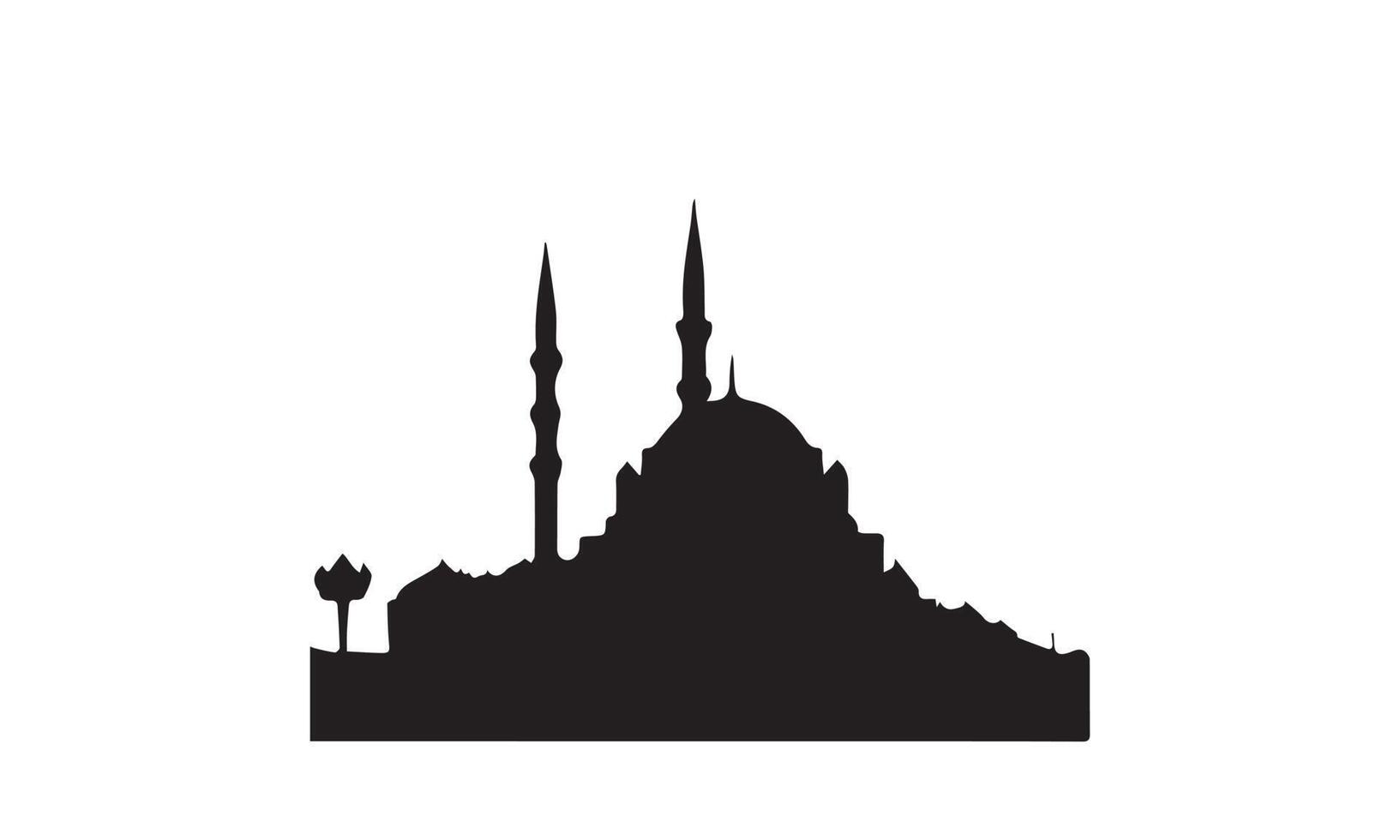 mosque vector illustration design black and white