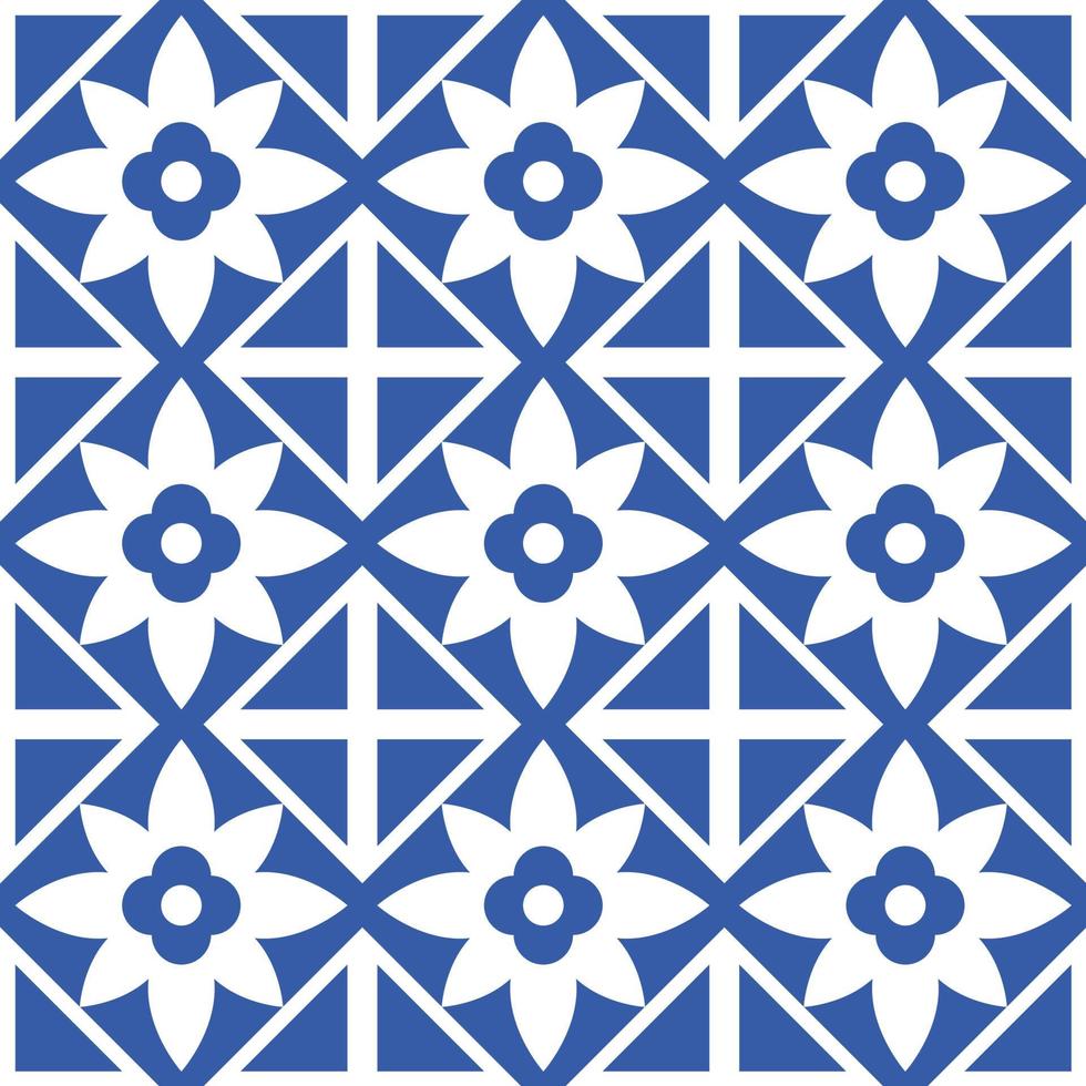 Old Ceramic Tiles Patterns Seamless vectors