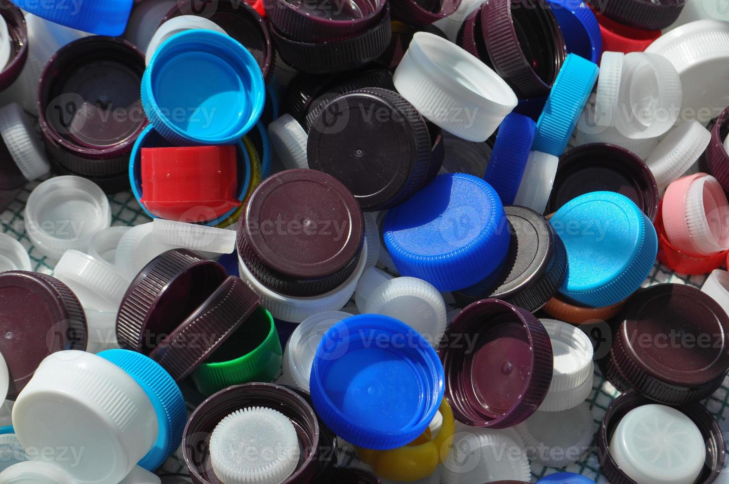 plastic bottle caps photo