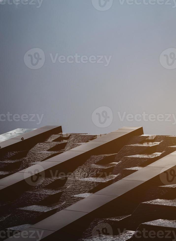 Facade design modern building photo