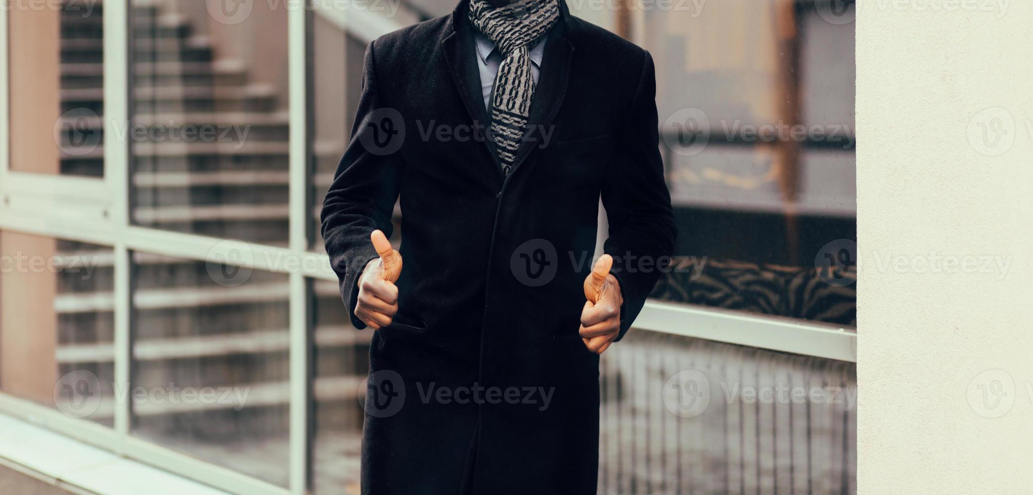 guy gives a thumbs up photo