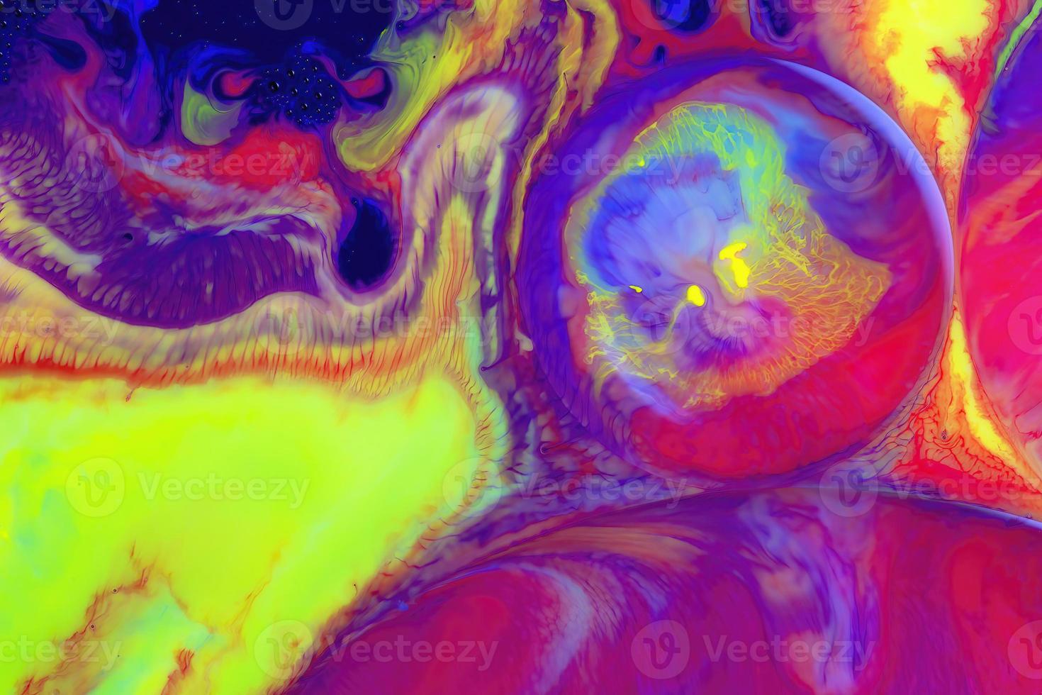 Macro photography of colorful bubbles photo