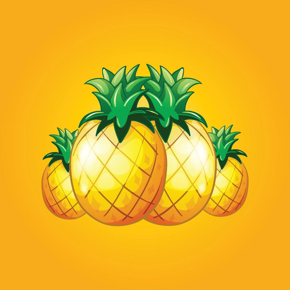 Pineapple Fruit free vector