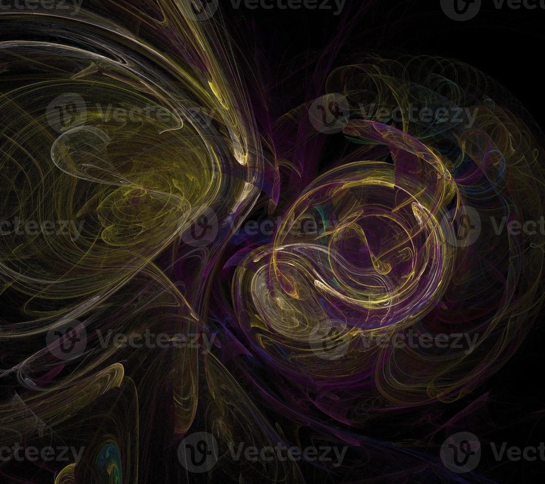 3D rendering abstract digital background. Pattern for textile and design.Fractal a never-ending pattern. Abstract Computer generated Fractal design photo