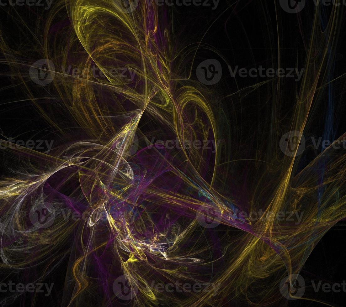 3D rendering abstract digital background. Pattern for textile and design.Fractal a never-ending pattern. Abstract Computer generated Fractal design photo