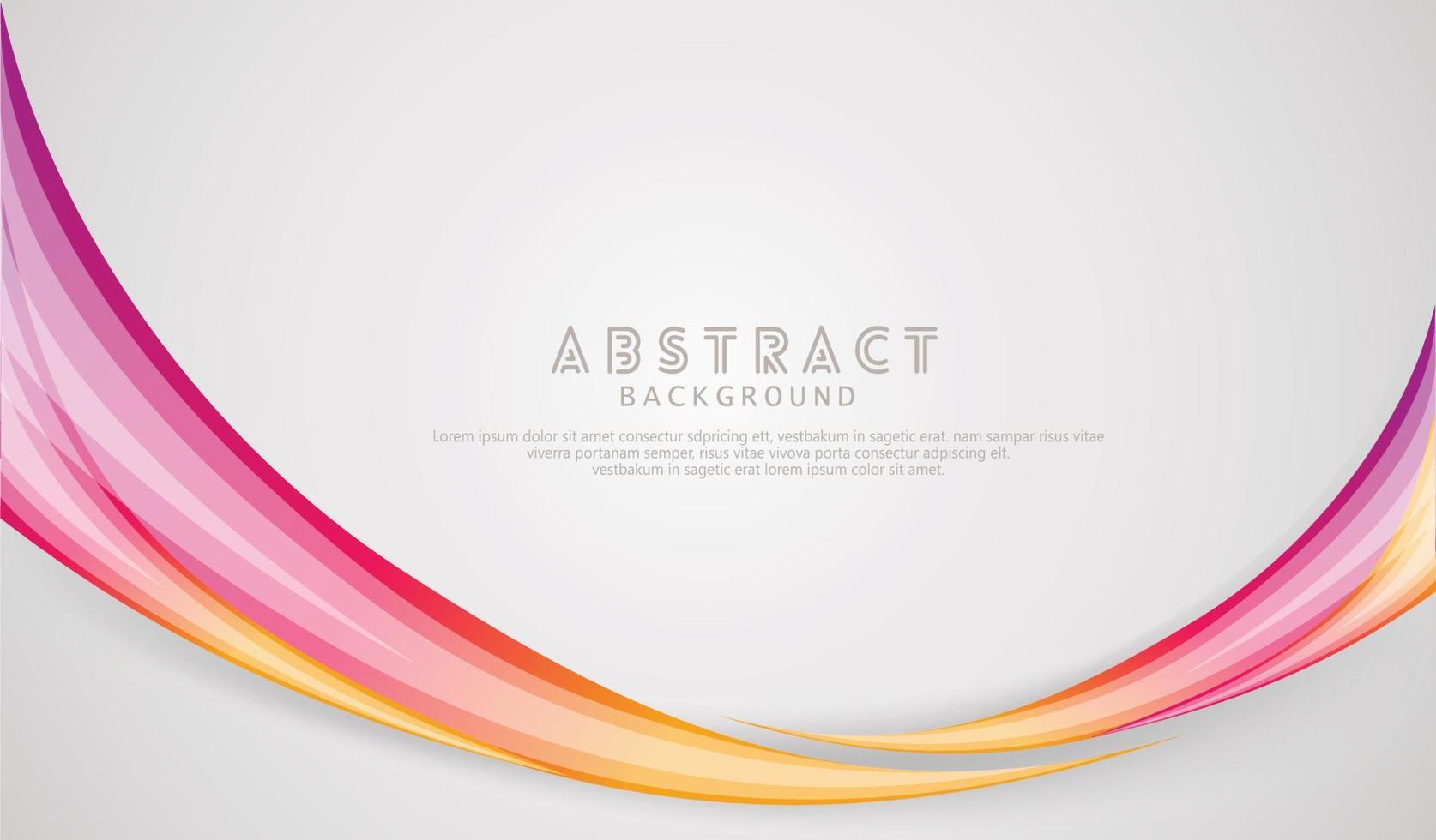 Waving elegance abstract background with dynamic gradation color. Futuristic design for wallpaper. backdrop, posters, banner and others users vector