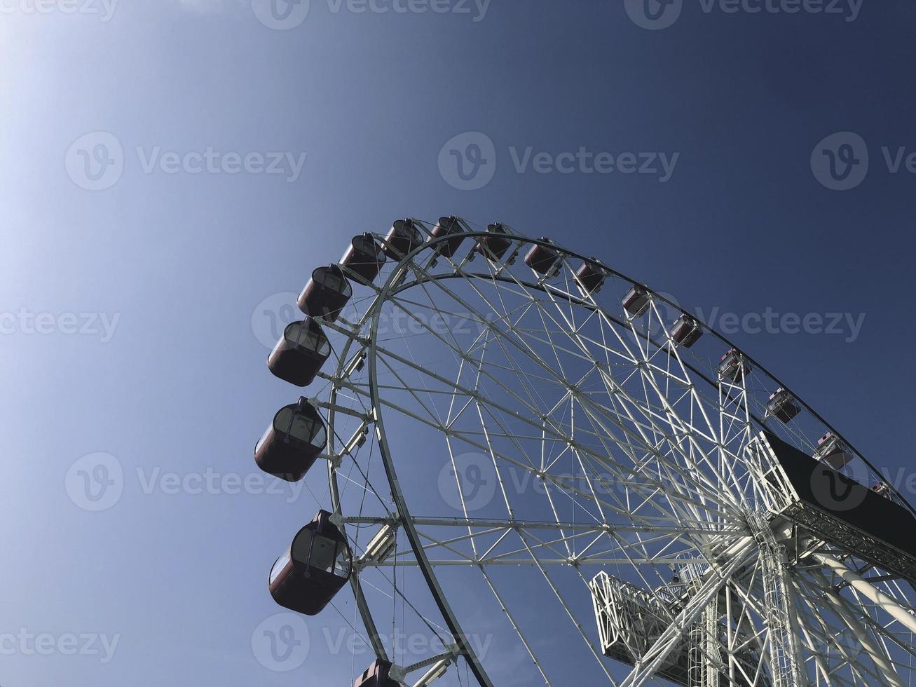 a big wheel in the summer in Indonesia photo