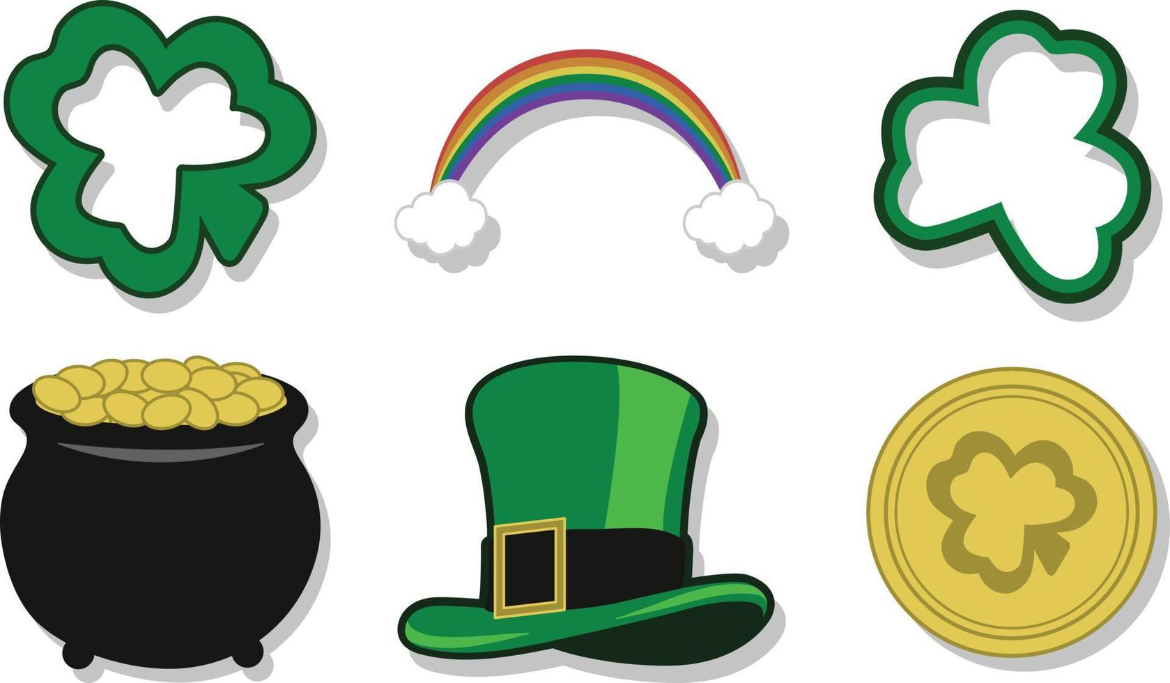 St. Patricks Day Icons vector