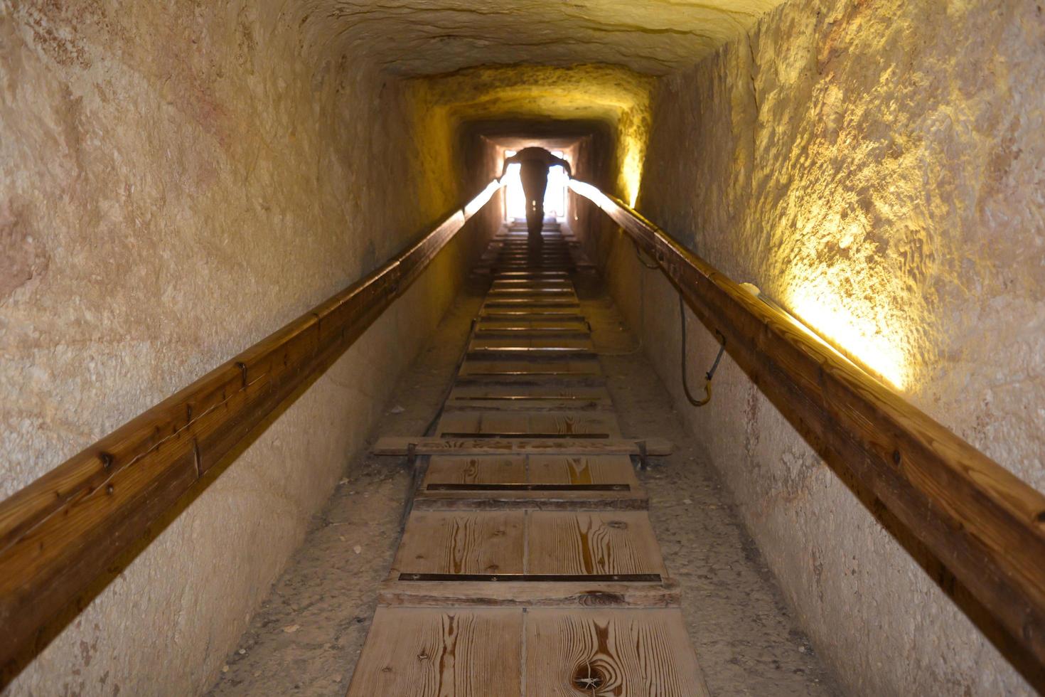 passage way inside the pyramid photo