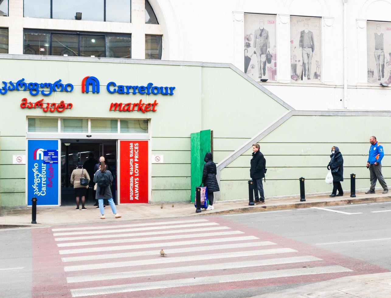 people by shop photo