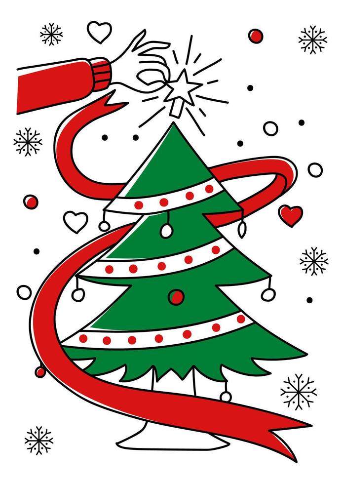 Christmas theme and background vector