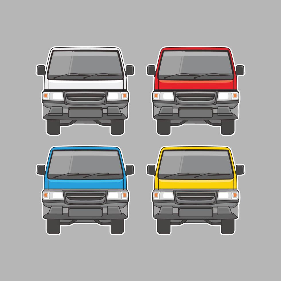freight transporter pick up illustration vector