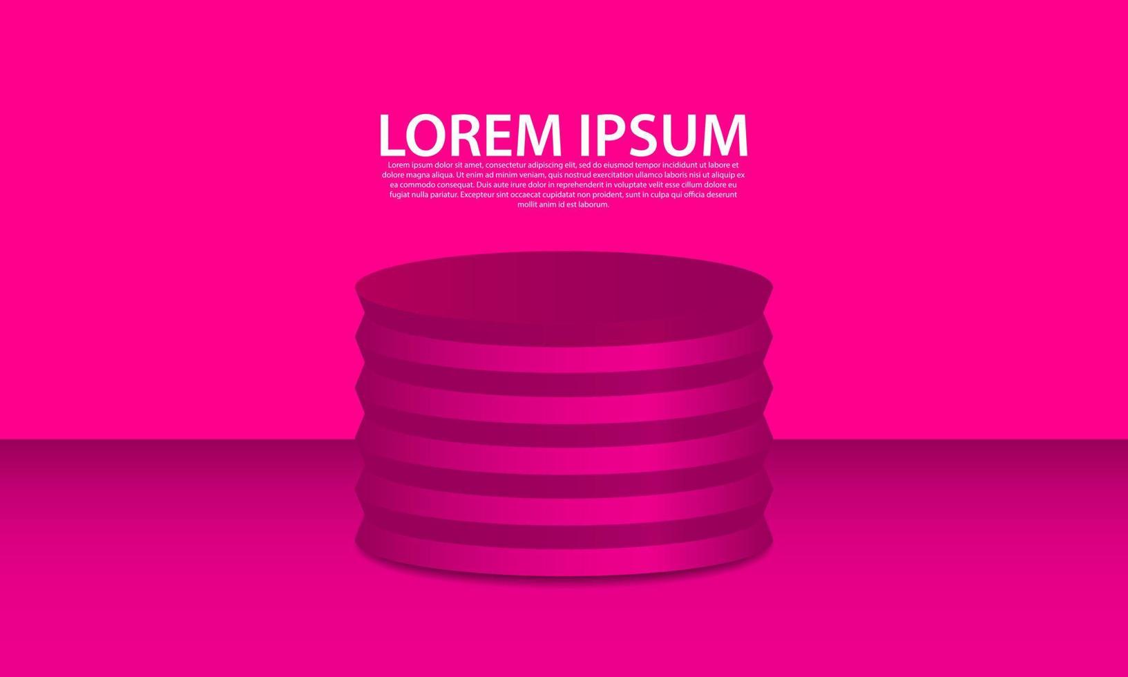 podium background  for products and advertisements vector