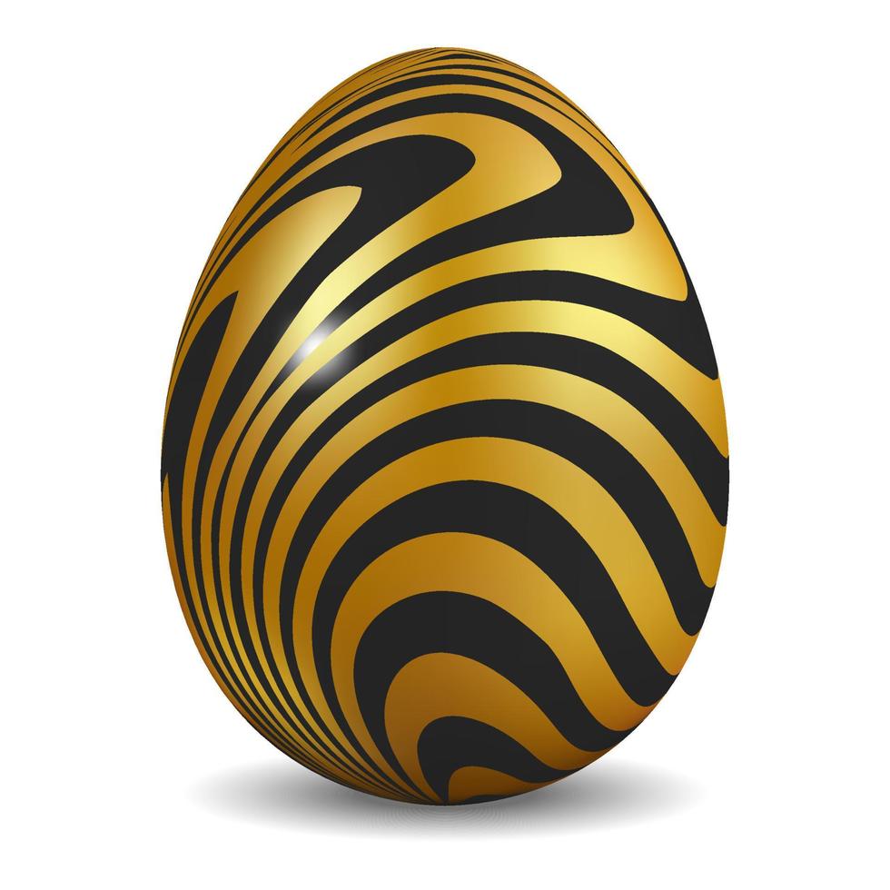 Realistic easter egg. vector