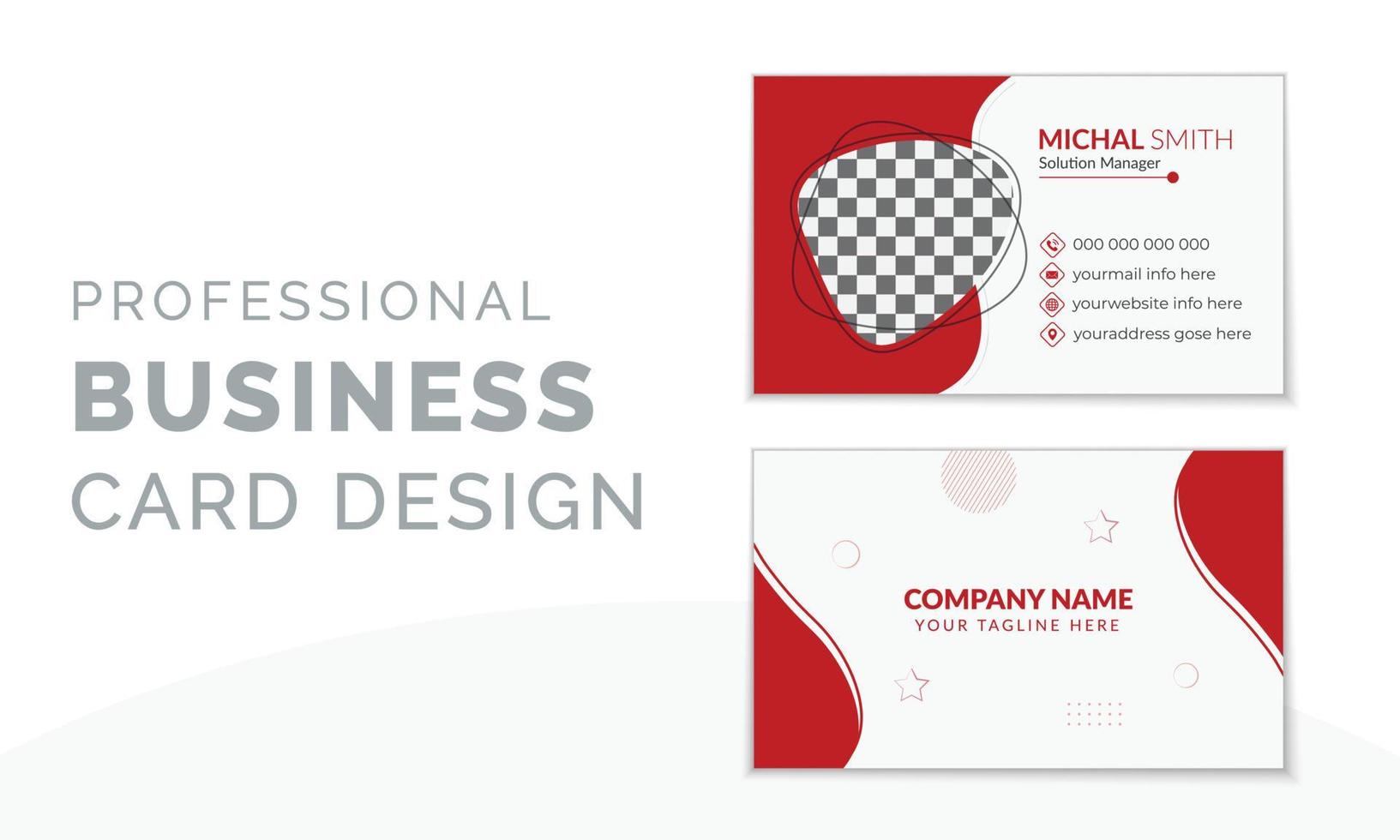 Modern Business Card design template vector