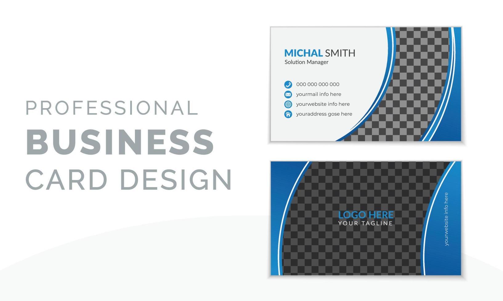 Modern Business Card design template vector
