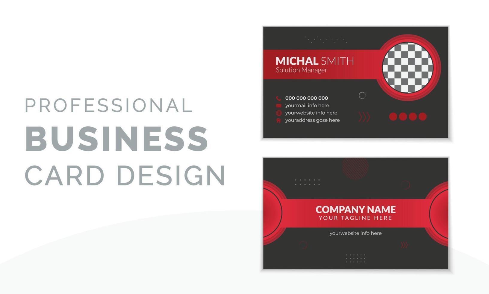 Modern Business Card design template vector
