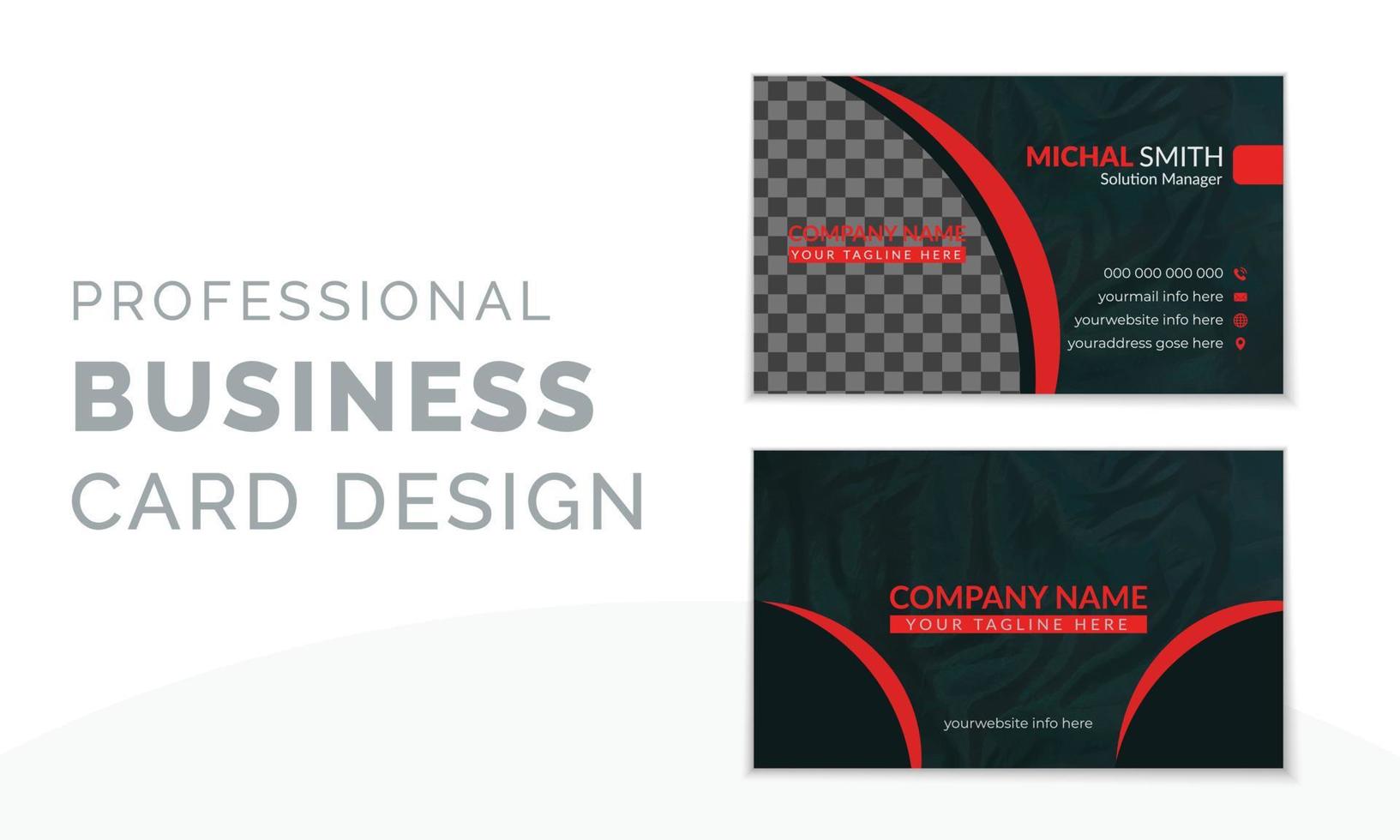 Modern Business Card design template vector