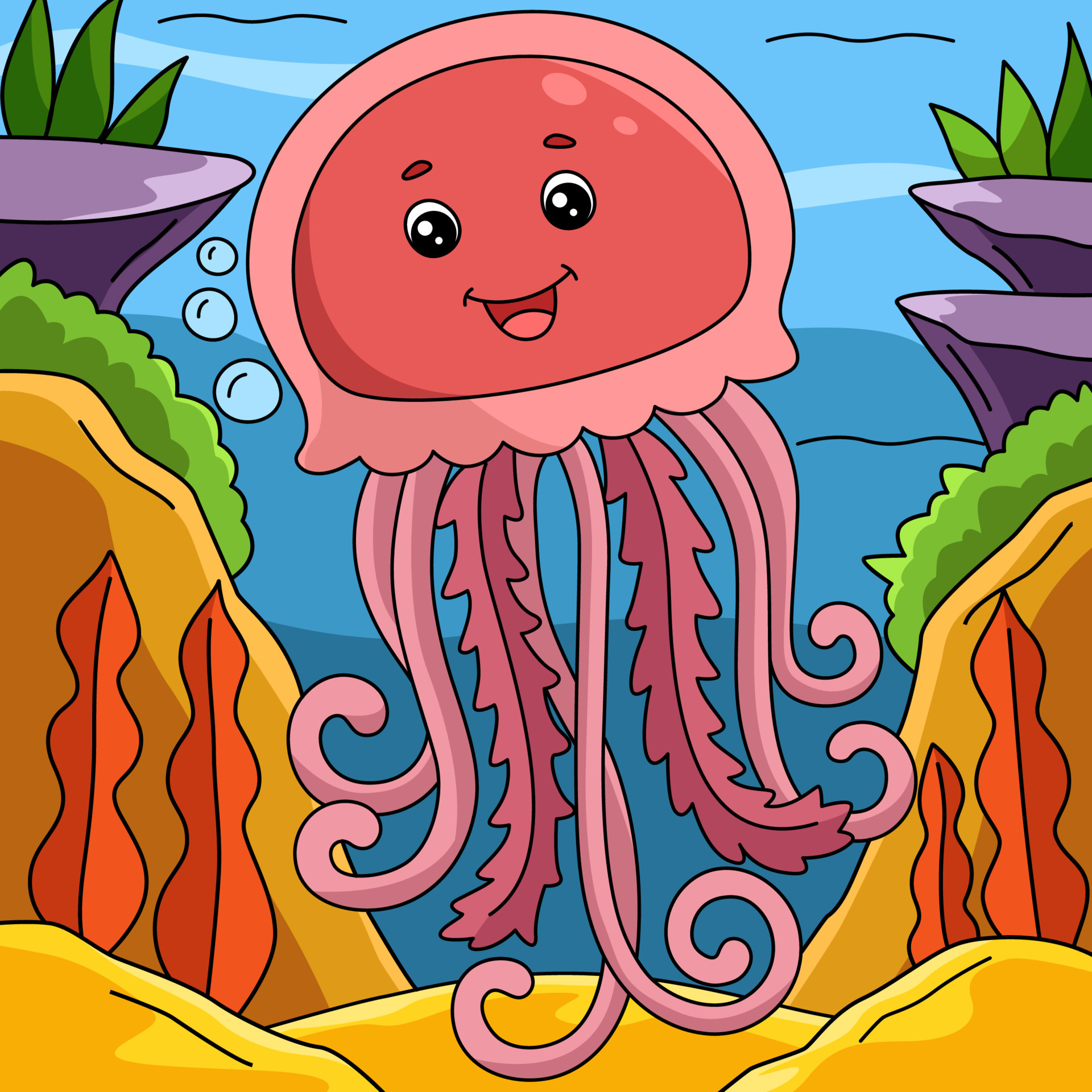 medusas en la ilustración de color de dibujos animados del océano 6458209 Vector en Vecteezy medusas en la ilustración de color de dibujos animados del océano 6458209 Vector en Vecteezy