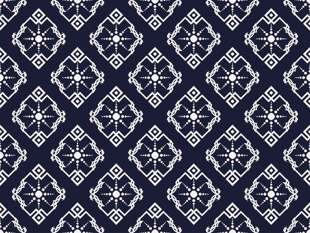 Pattern Ethnic fabric texture Geometric Vector Aztec oriental illustration retro ceramic tile