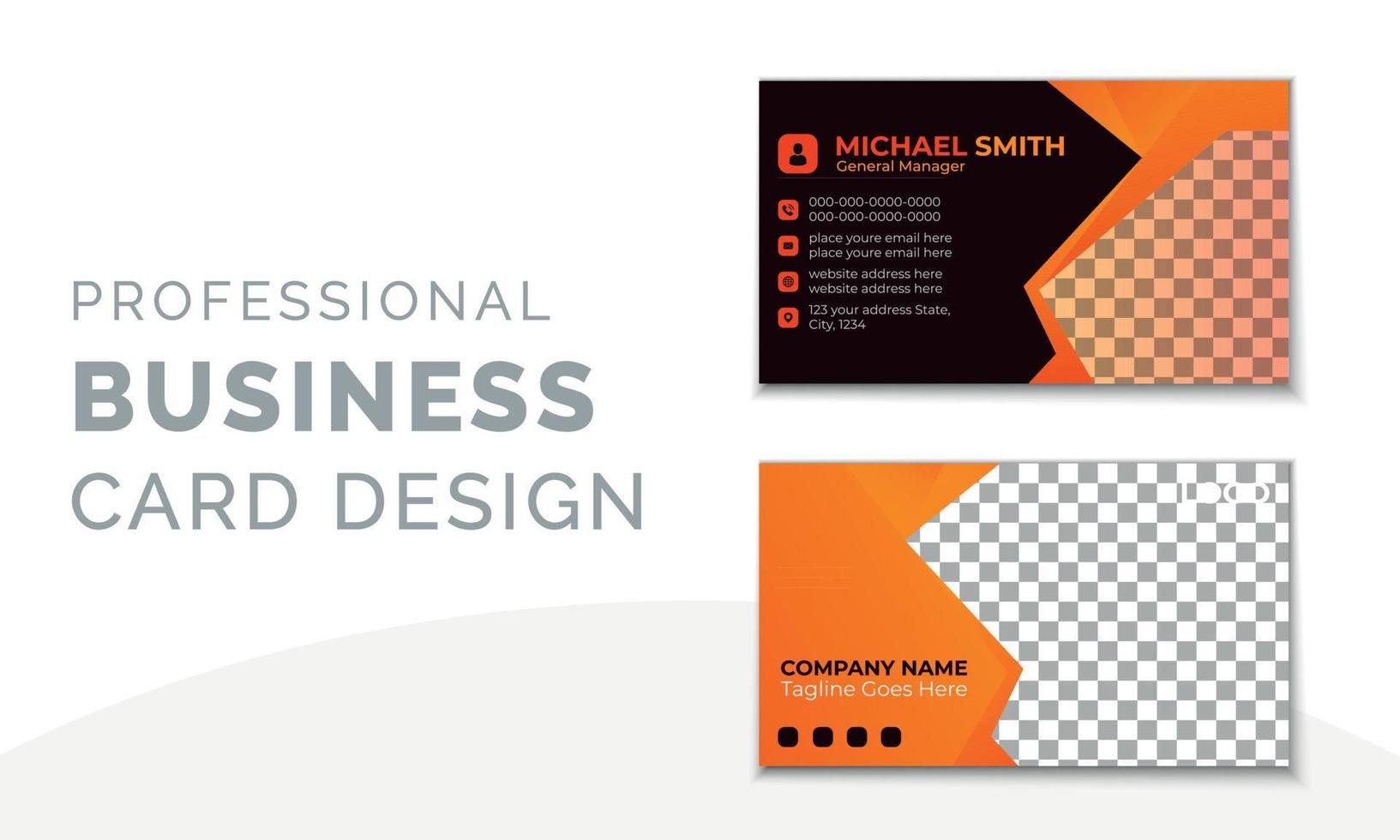 Modern Business Card Template vector