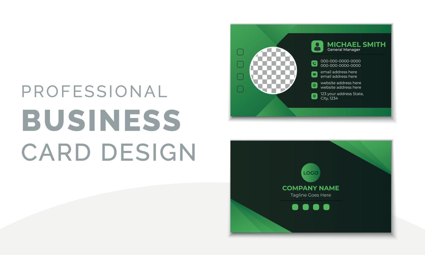 Modern Business Card Template vector