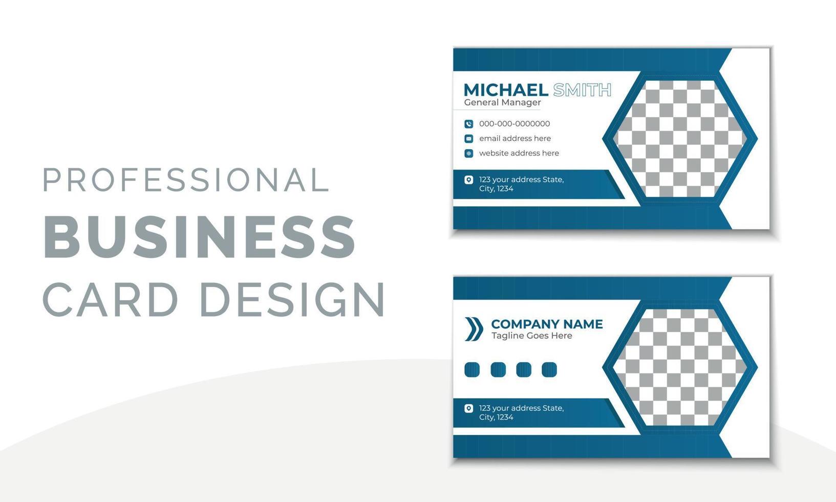 Modern Business Card Template vector