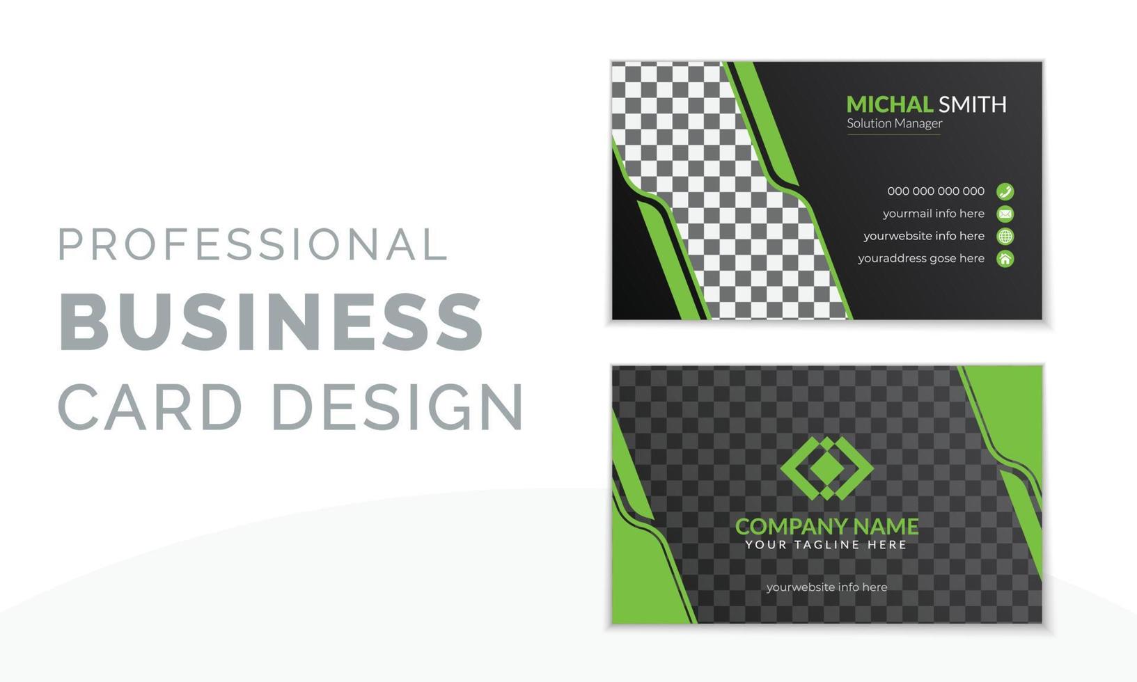 Modern Business Card design template vector